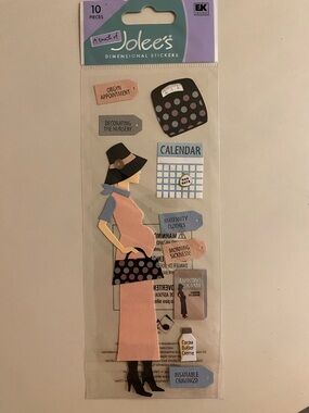 NWT Jolee's Boutique / Jolee's Pregnancy Scrapbooking Stickers